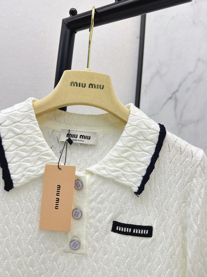 Knitted Short-Sleeve T-Shirt