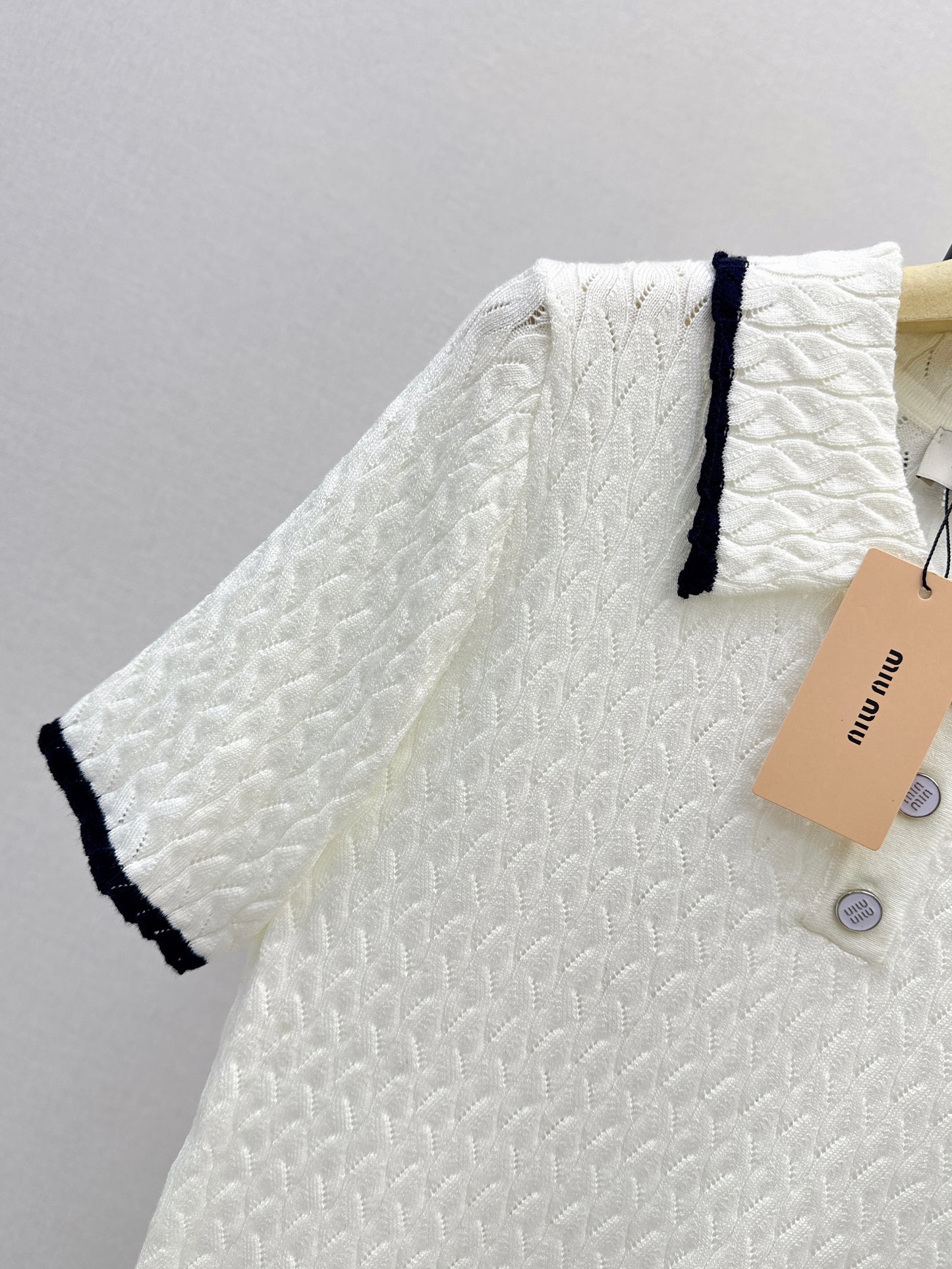 Knitted Short-Sleeve T-Shirt