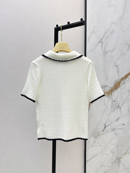 Knitted Short-Sleeve T-Shirt
