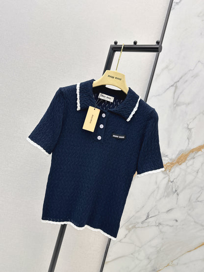 Knitted Short-Sleeve T-Shirt