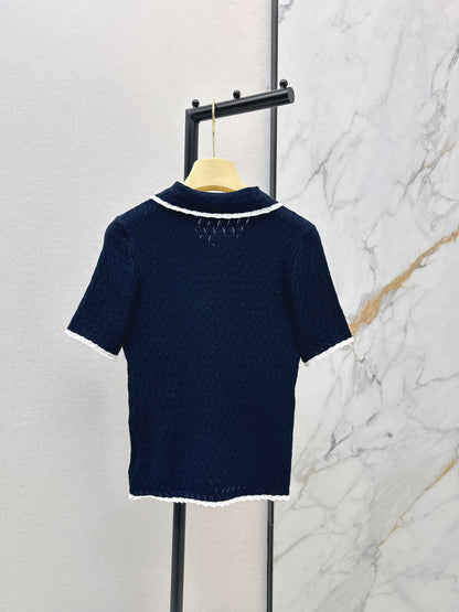 Knitted Short-Sleeve T-Shirt