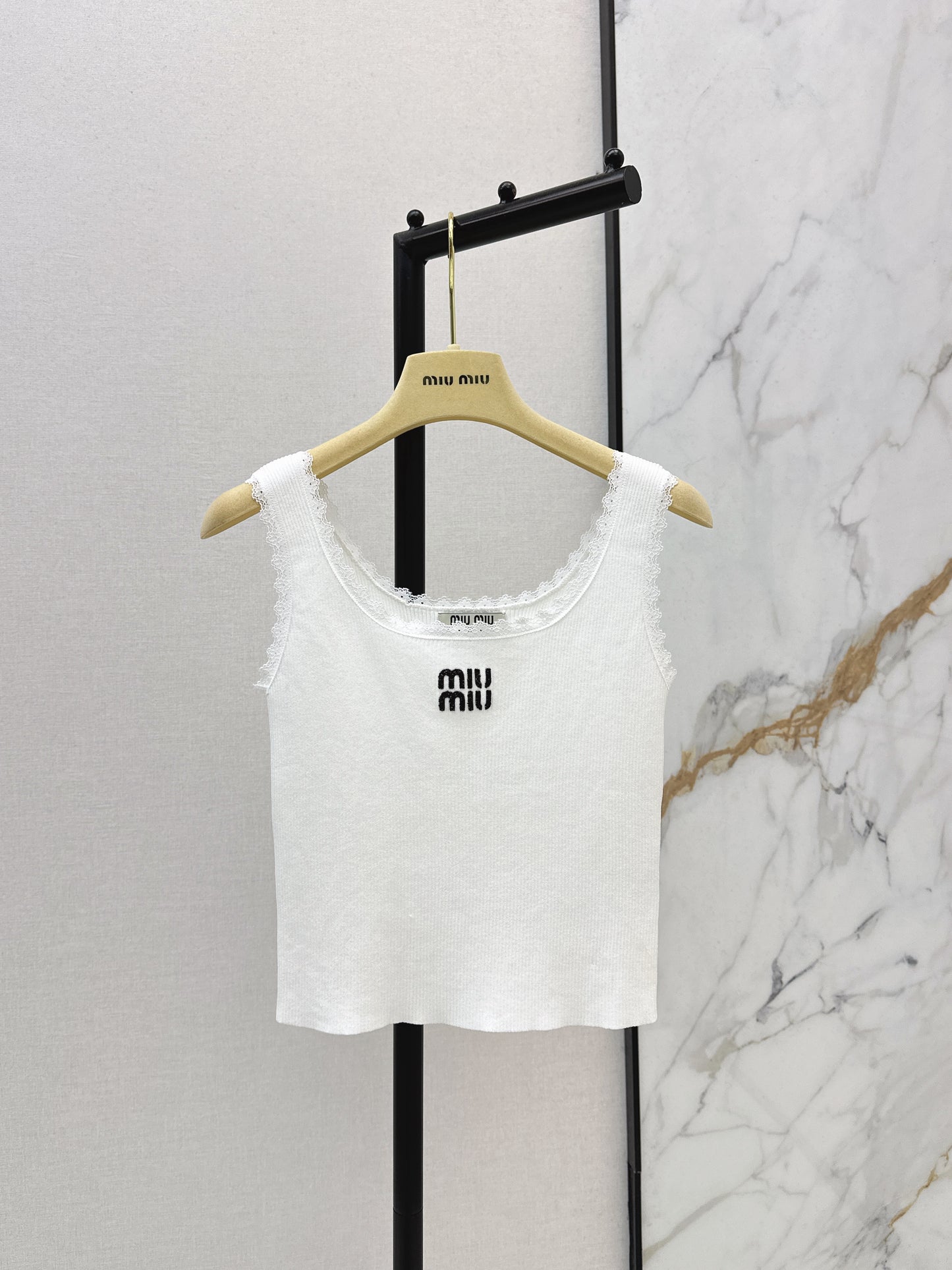Letter Knit Vest