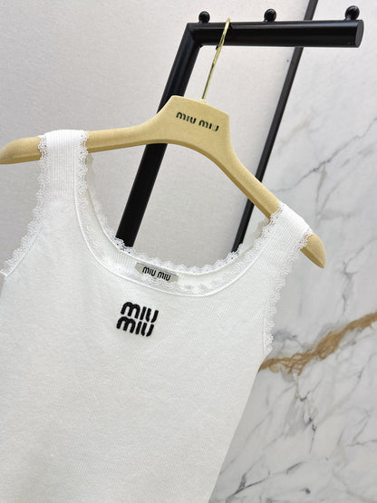 Letter Knit Vest