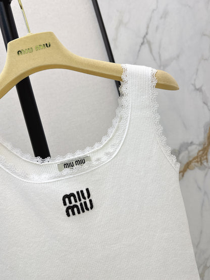 Letter Knit Vest