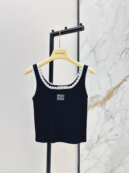 Letter Knit Vest