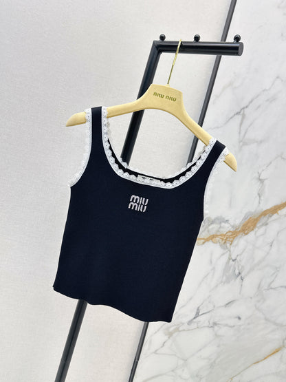 Letter Knit Vest