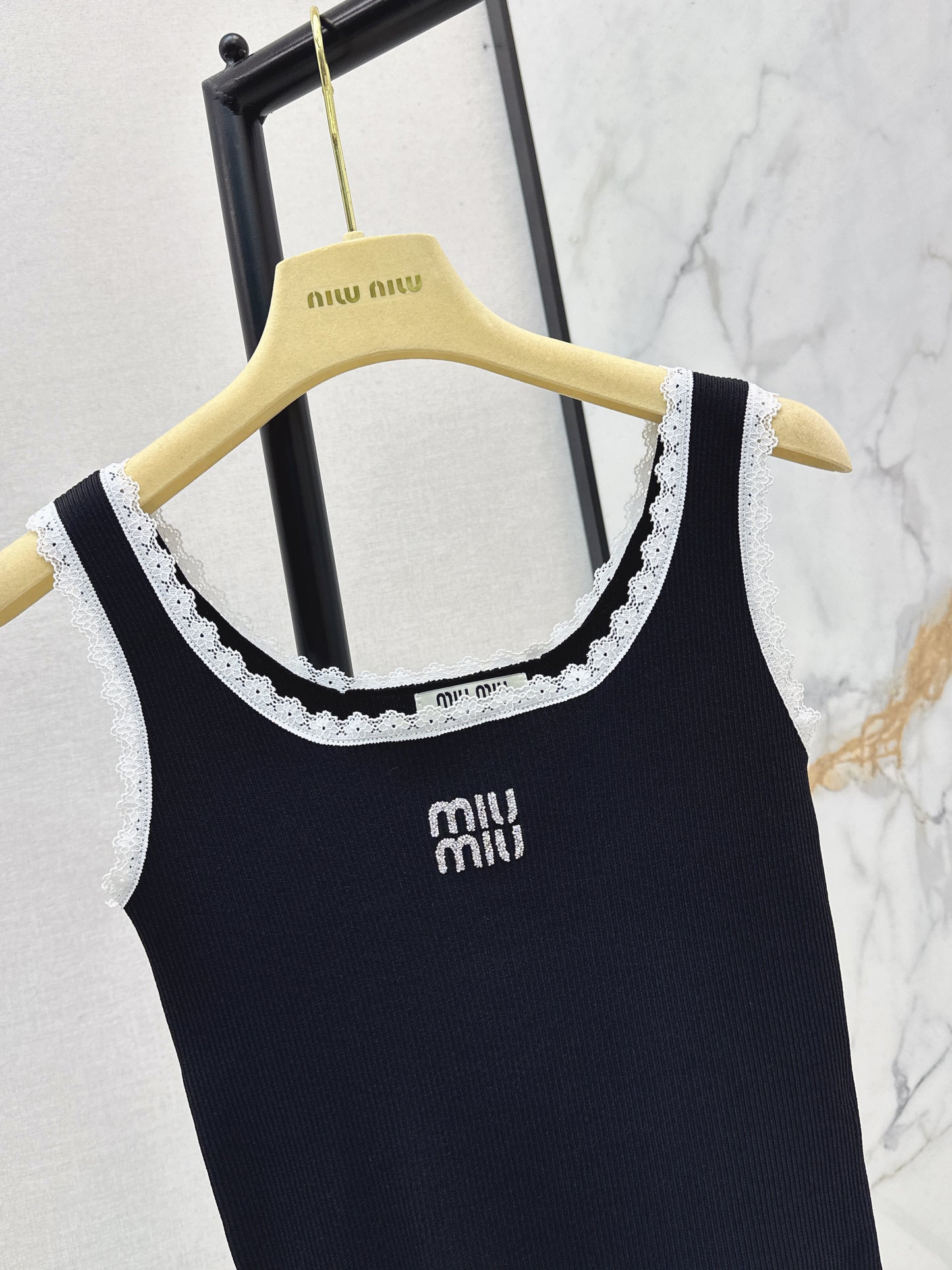 Letter Knit Vest