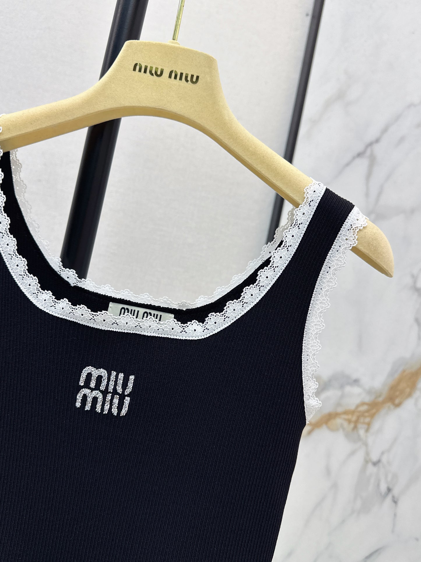 Letter Knit Vest