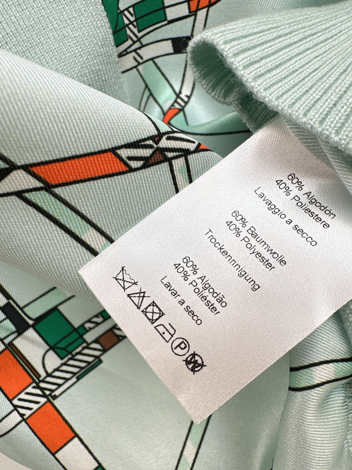 Patterned patchwork knit cardigan
