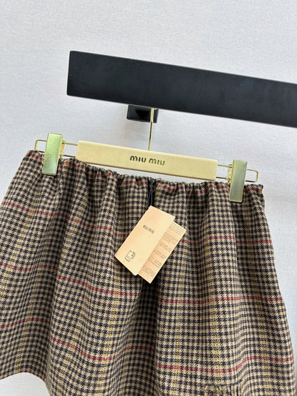 Stand-up collar oversized jacket/skirt