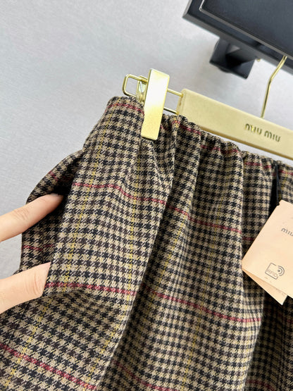 Stand-up collar oversized jacket/skirt