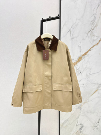 Mid-length trench coat