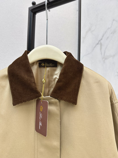 Mid-length trench coat