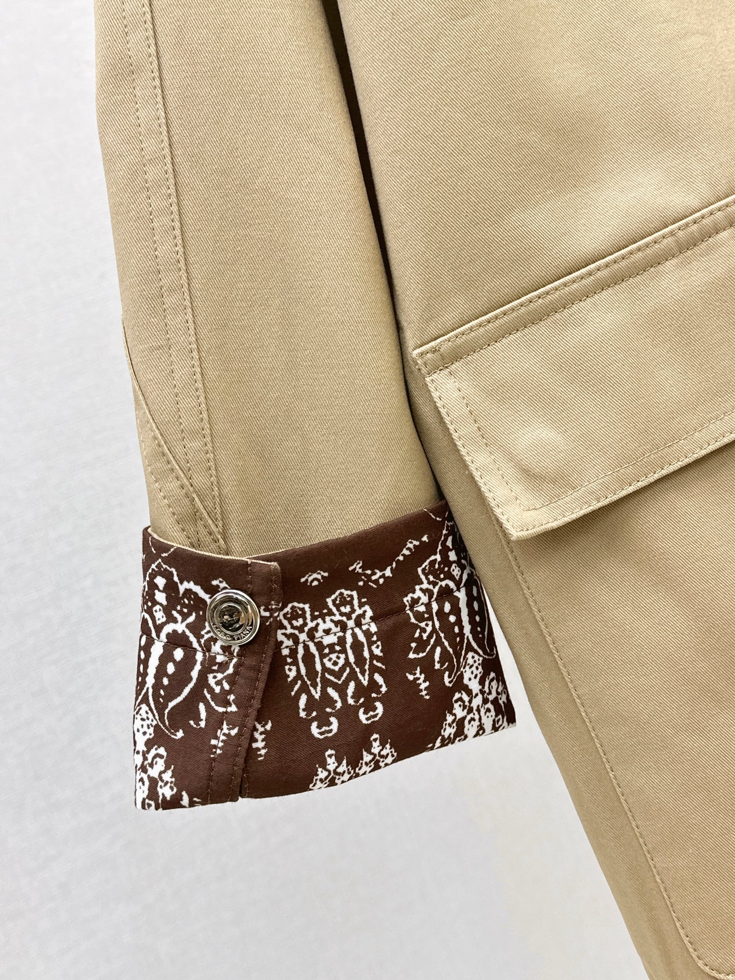 Mid-length trench coat