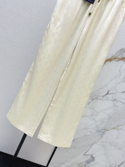 Monogram Straight Leg Pants