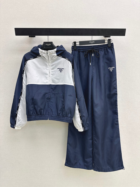 Color-blocked Casual Set