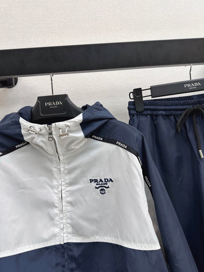 Color-blocked Casual Set