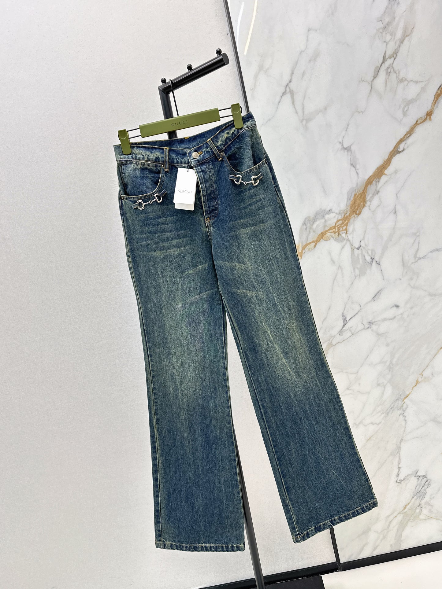 Washed Denim Jeans