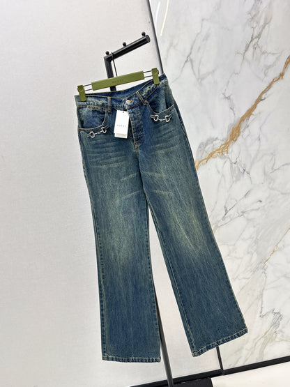 Washed Denim Jeans