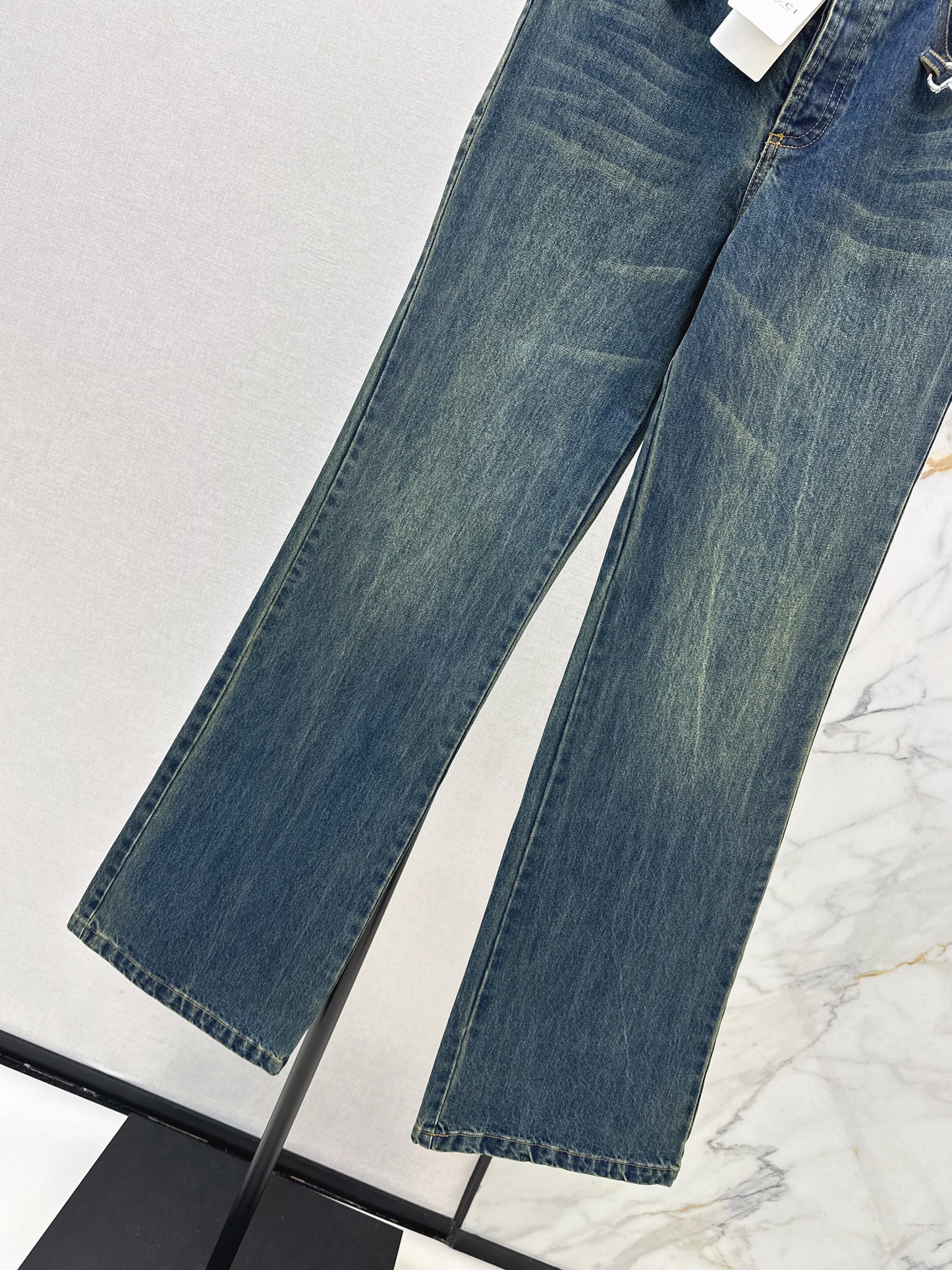 Washed Denim Jeans