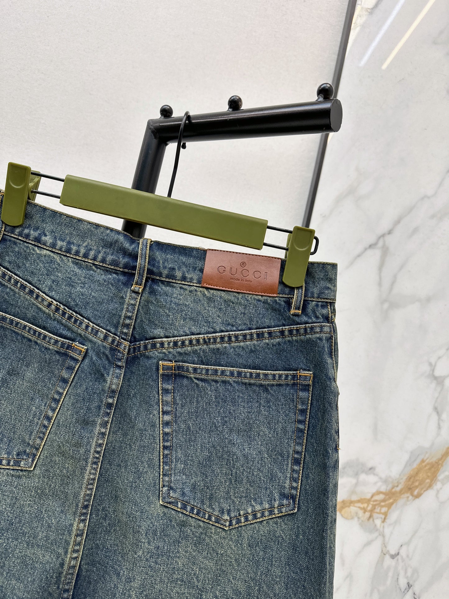 Washed Denim Jeans