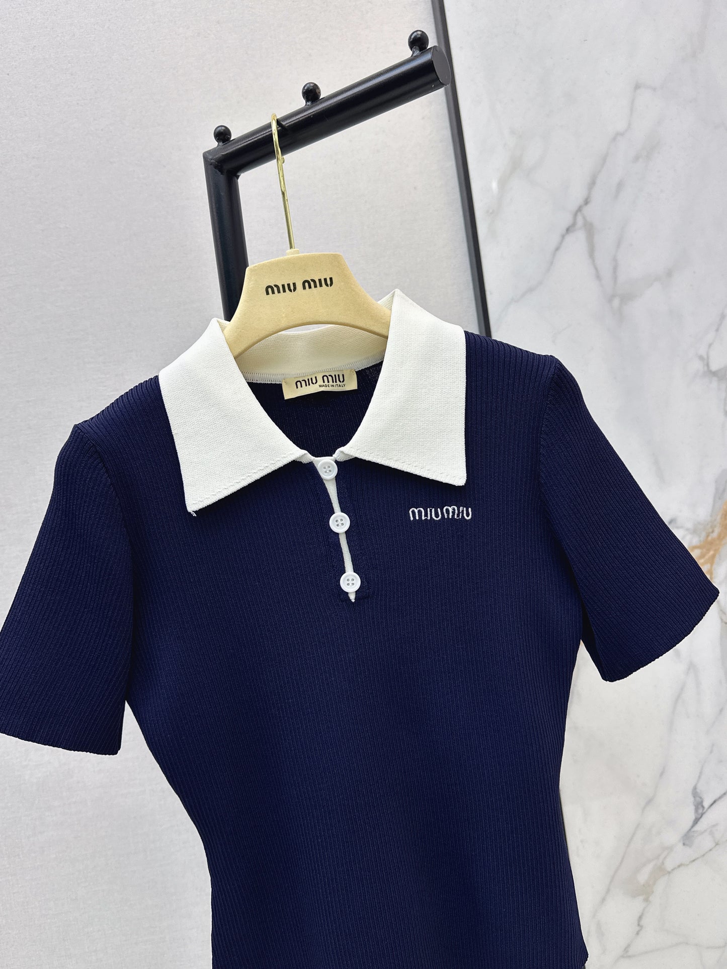 Knitted Short-Sleeve T-Shirt