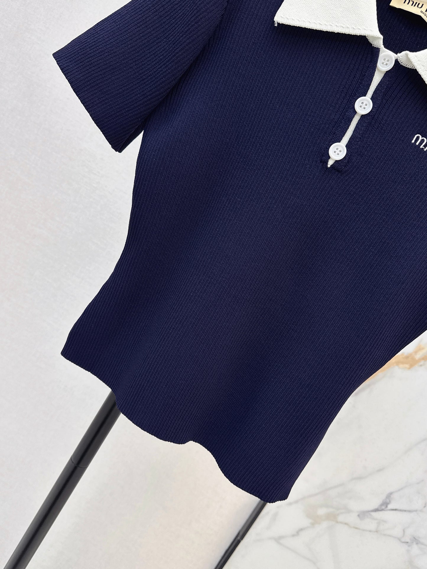 Knitted Short-Sleeve T-Shirt