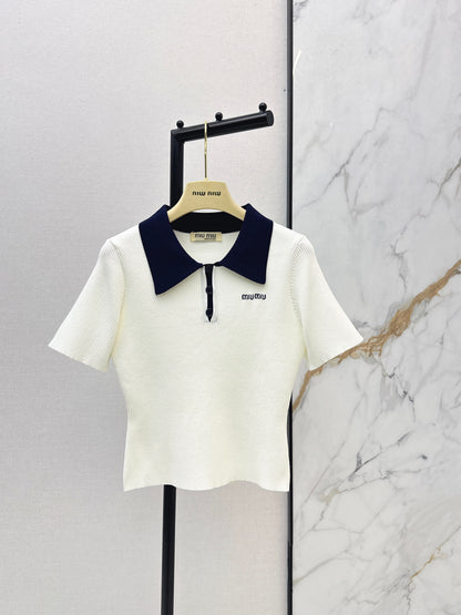 Knitted Short-Sleeve T-Shirt