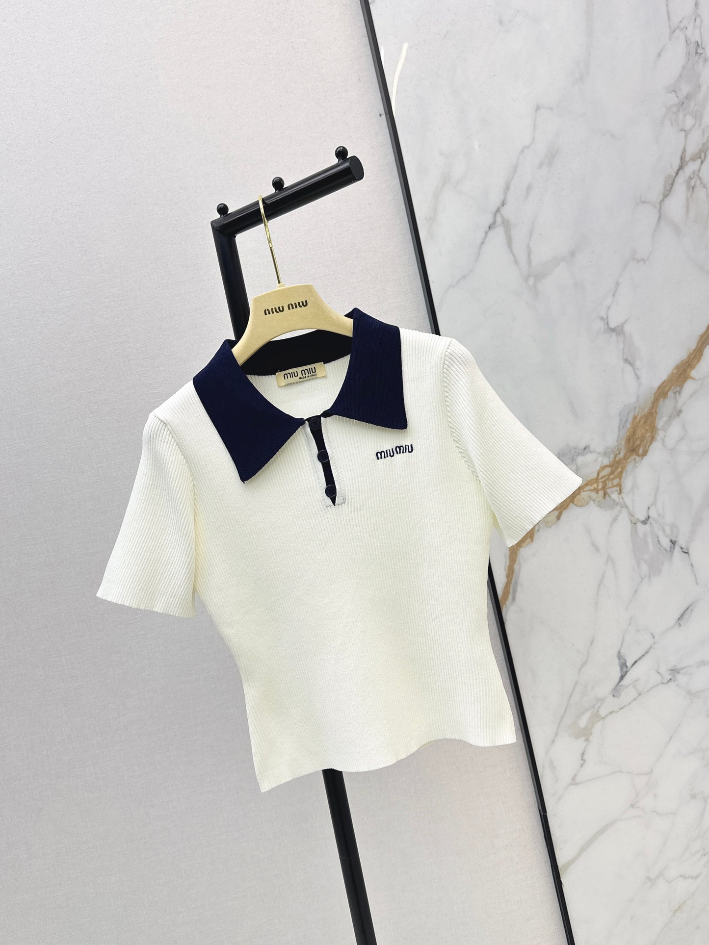 Knitted Short-Sleeve T-Shirt