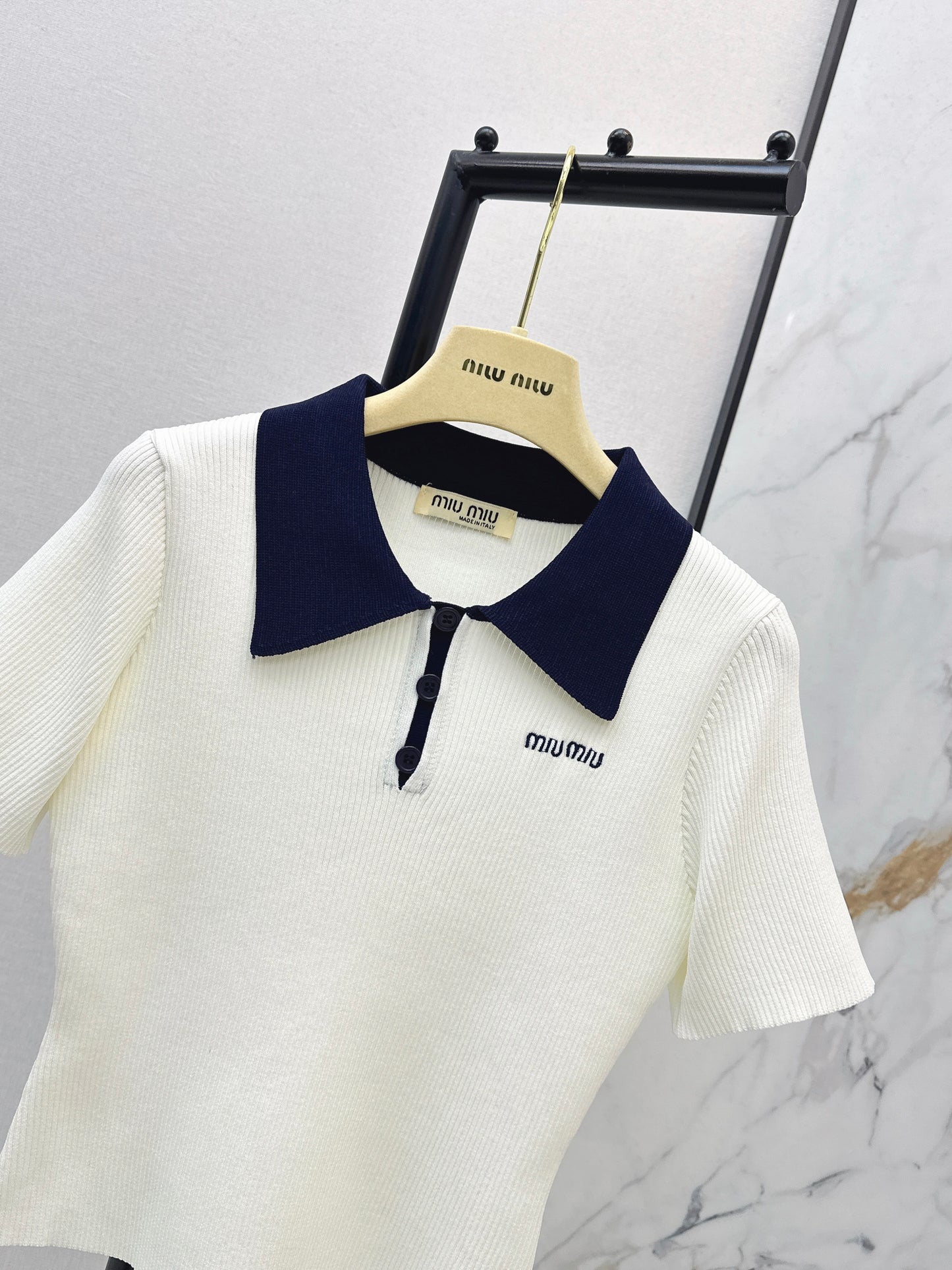 Knitted Short-Sleeve T-Shirt