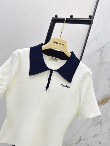 Knitted Short-Sleeve T-Shirt