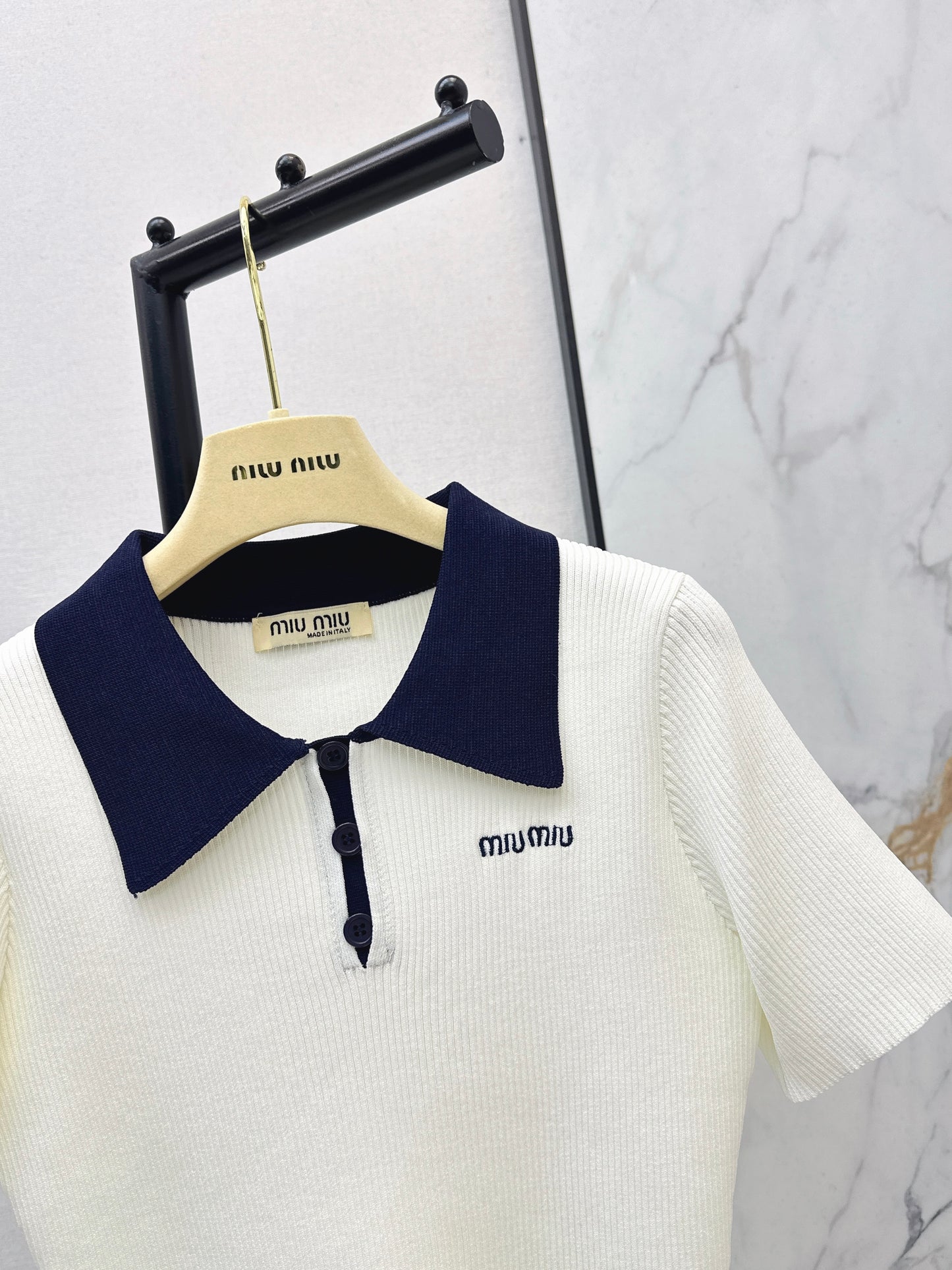 Knitted Short-Sleeve T-Shirt