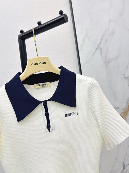 Knitted Short-Sleeve T-Shirt