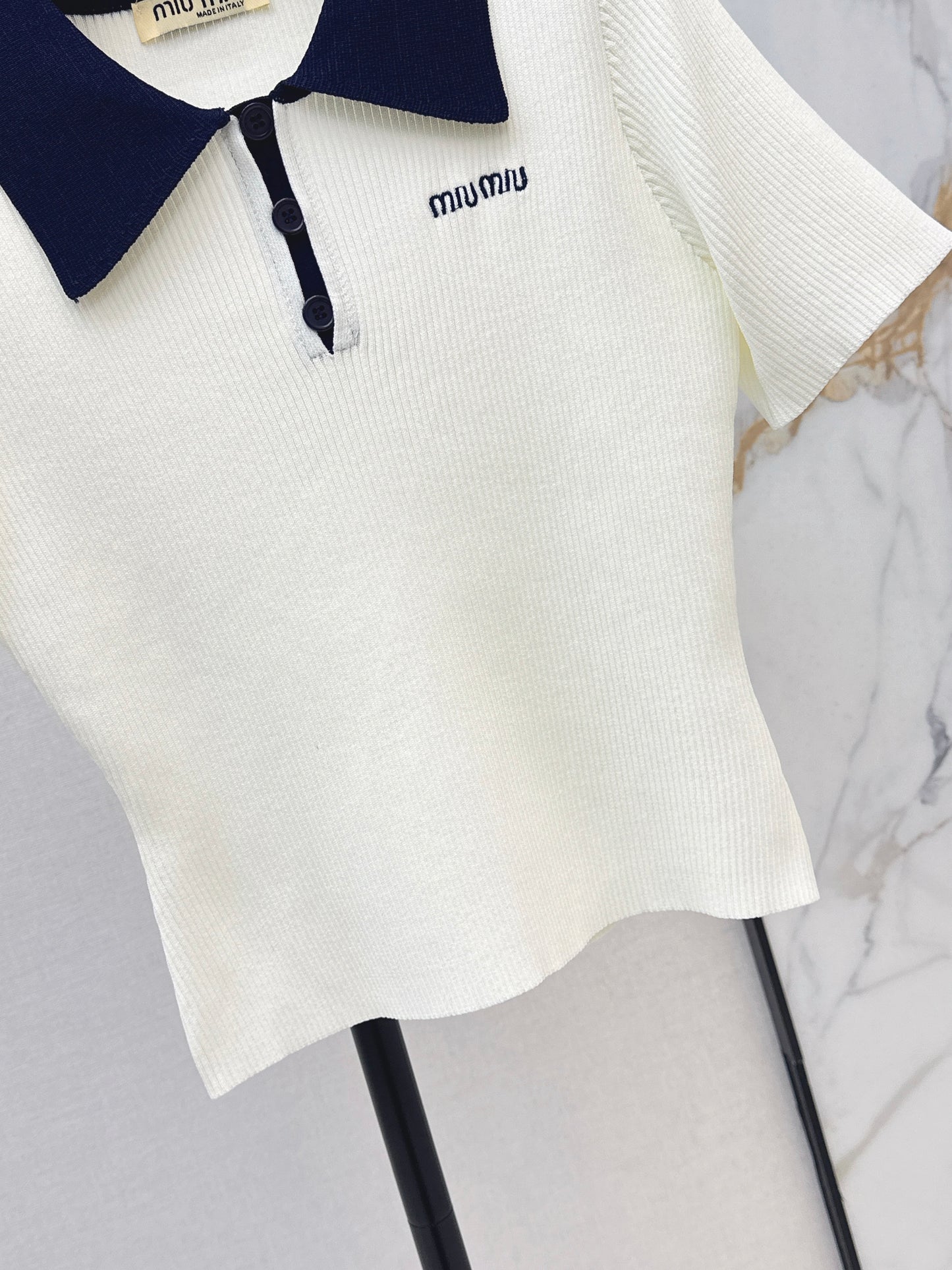 Knitted Short-Sleeve T-Shirt
