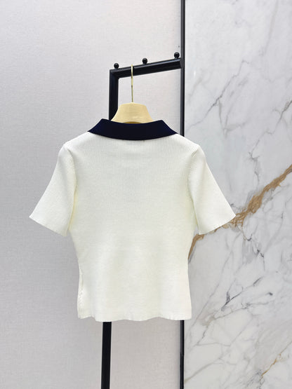 Knitted Short-Sleeve T-Shirt