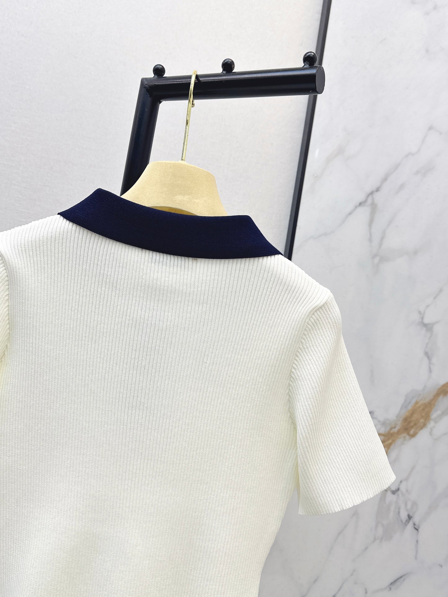 Knitted Short-Sleeve T-Shirt