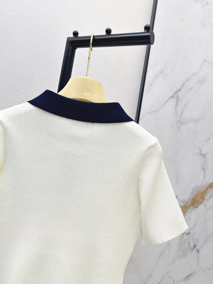 Knitted Short-Sleeve T-Shirt