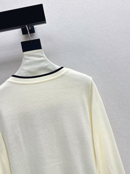 Patchwork Knit Sweater