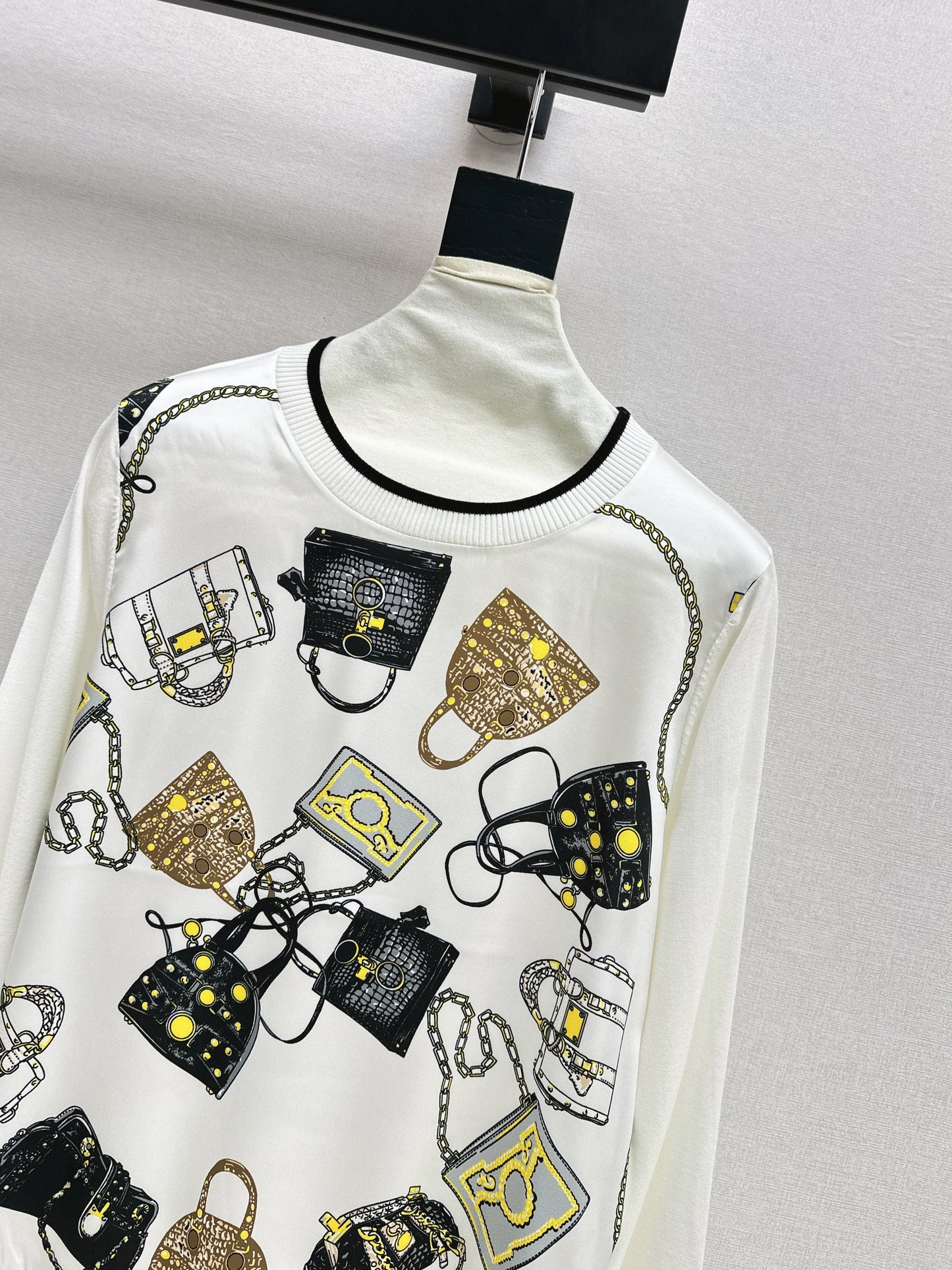 Patchwork Knit Sweater