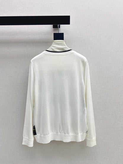 Patchwork Knit Sweater