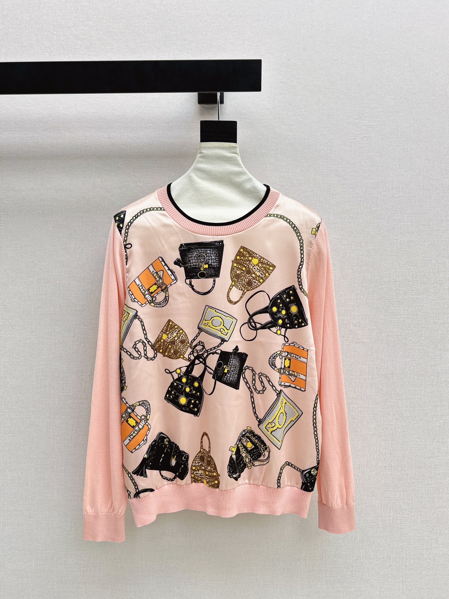 Patchwork Knit Sweater