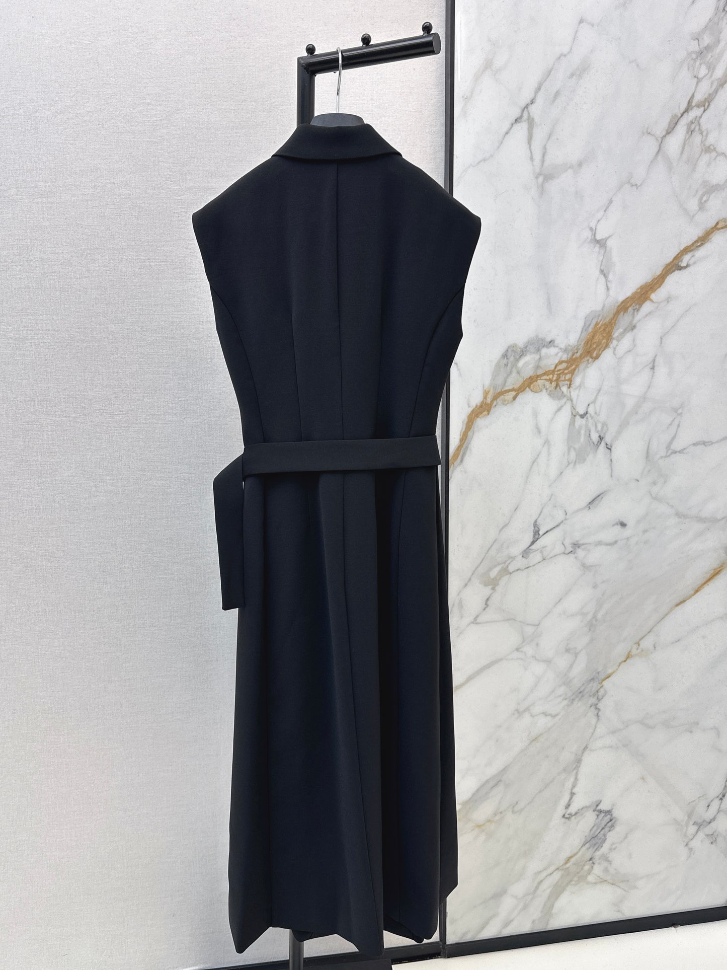 Asymmetrical button-down dress