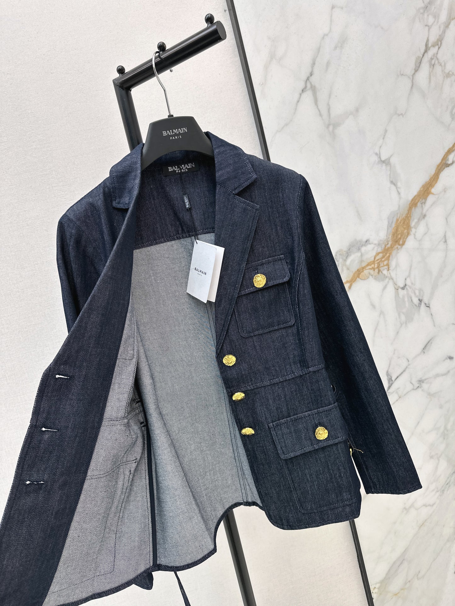 Four-pocket denim jacket