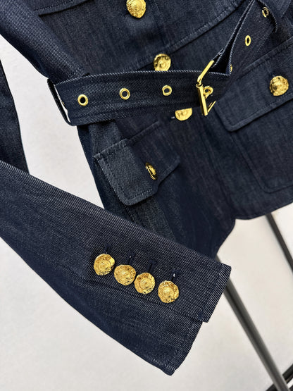 Four-pocket denim jacket
