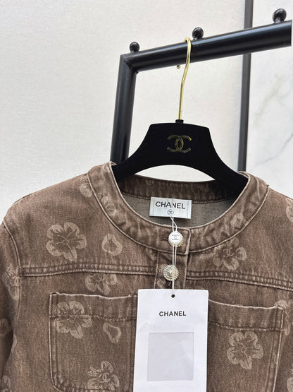 Floral Denim Jacket
