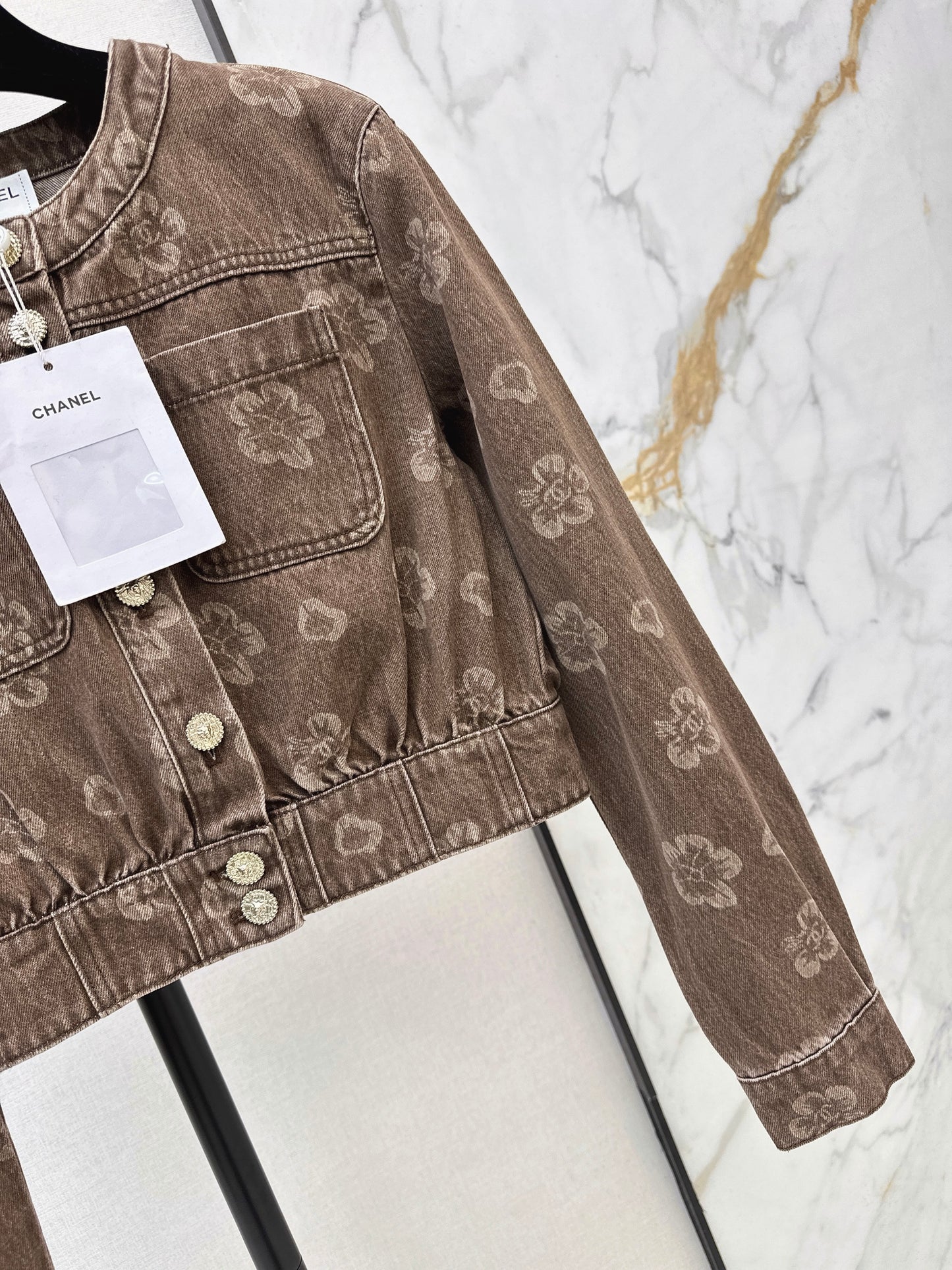 Floral Denim Jacket