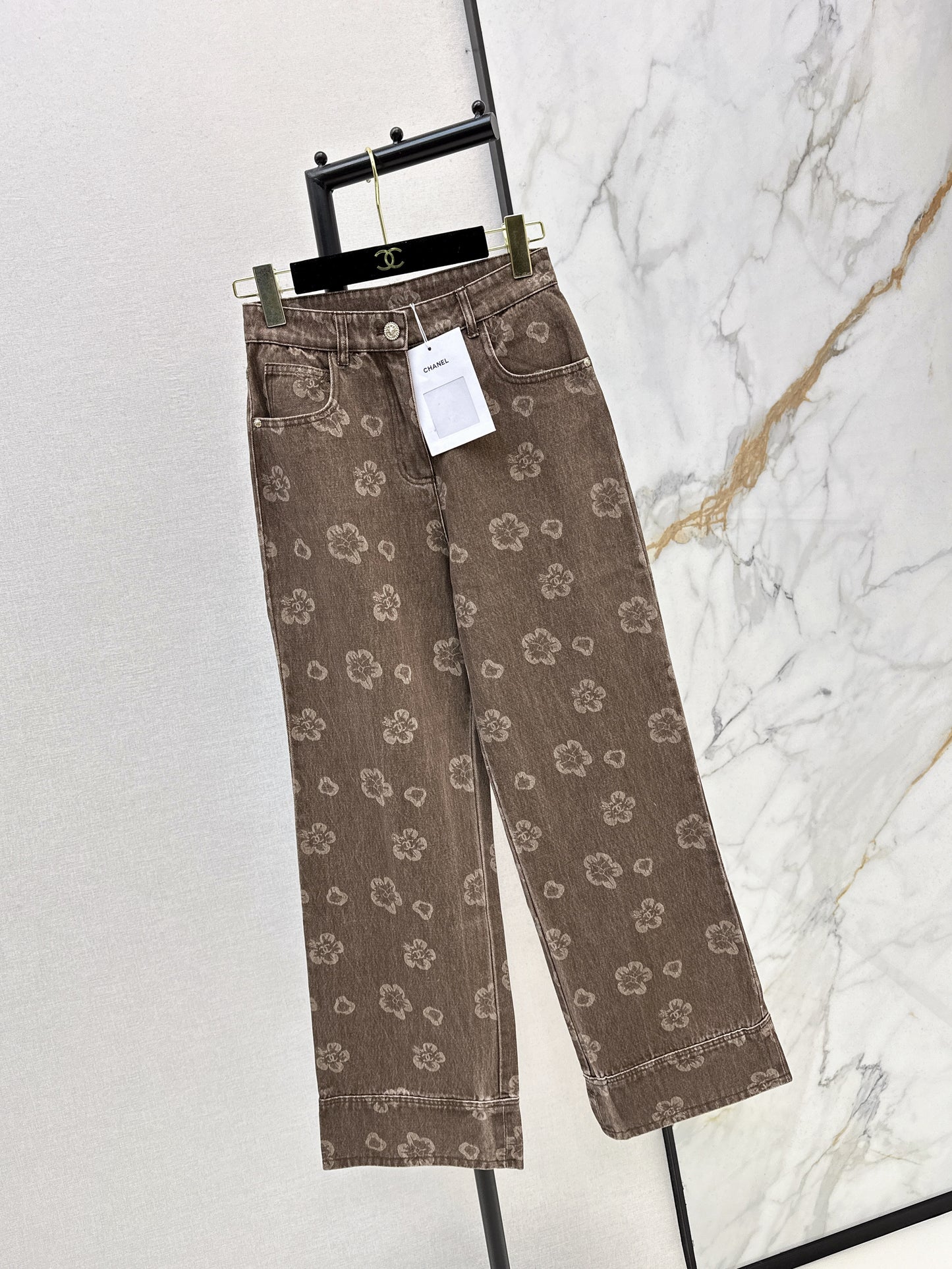 Washed Denim Jeans