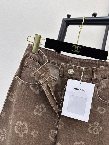 Washed Denim Jeans