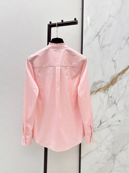 Ribbon and bow embellishment shirt