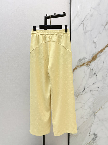 Classic monogram straight-leg pants